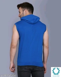 Men's Casual Hooded Tshirt - M